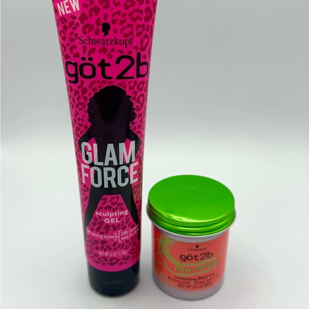 Got2b | Bundle Mess-Merizing Messyfying Putty Glam Force Sculpting Gel New